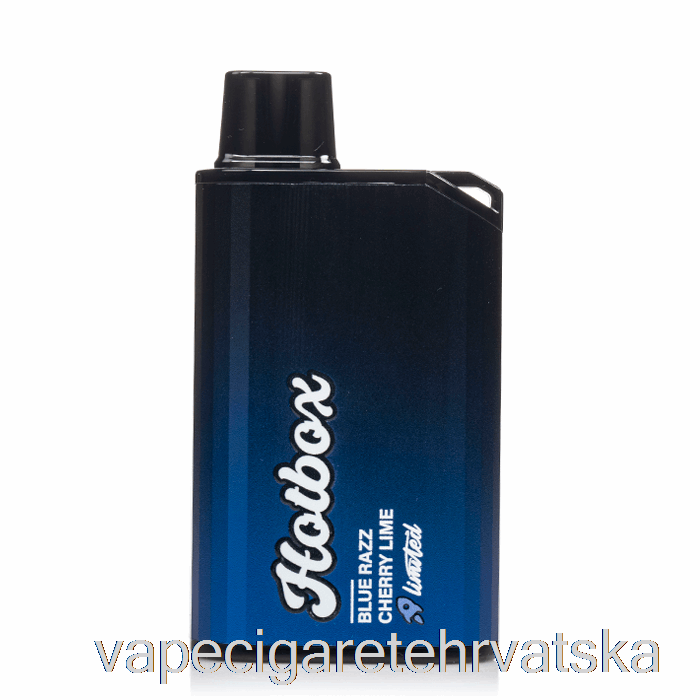 Vape Hrvatska Puff Brands Hotbox 7500 Disposable Blue Razz Cherry Limeta
